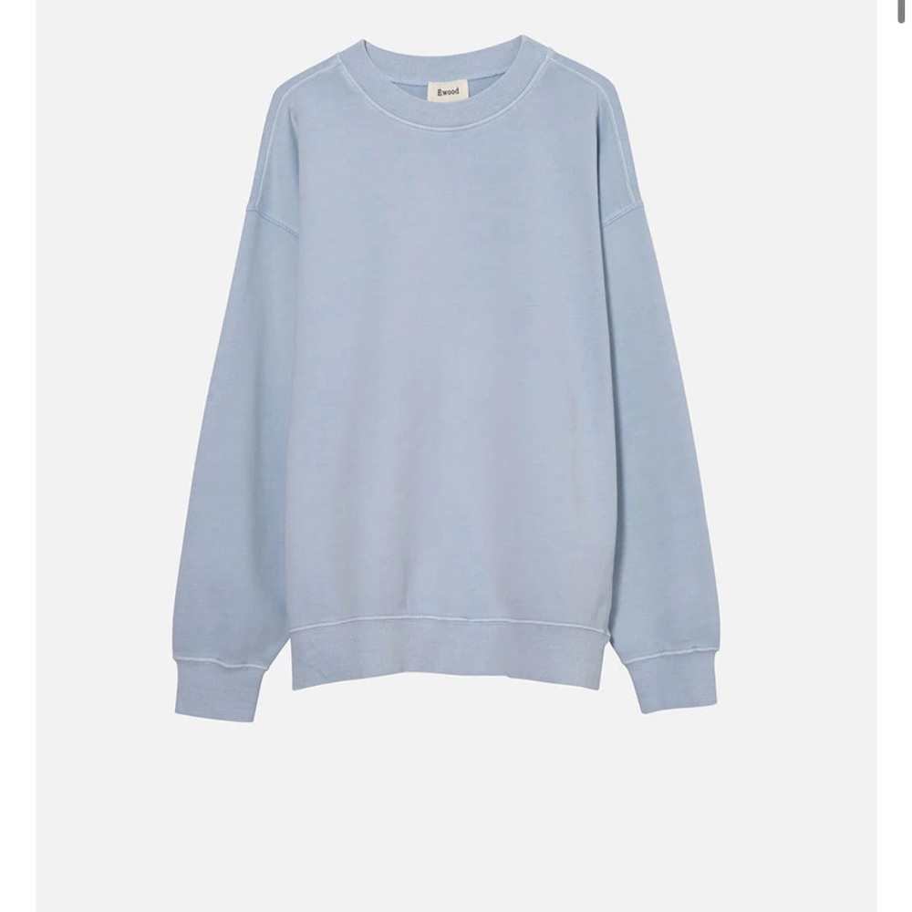 Elwood vintage ice blue oversized core Crewneck